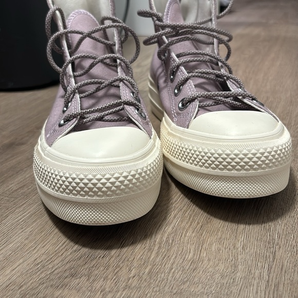 NEW Converse high tops- purple - Picture 6 of 6